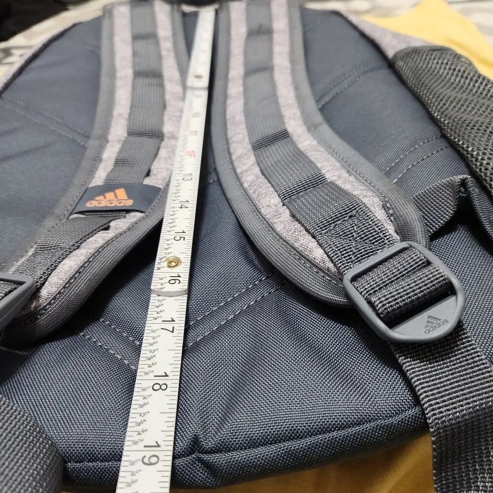 Adidas Excel 6 Backpack Gray Rose Gold Color Laptop Storage Comfortable Straps